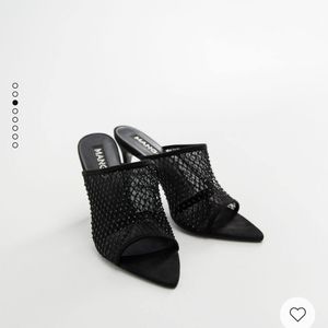 MANGO GORGEOUS SPARKLY HEELS SIZE 6 1/2